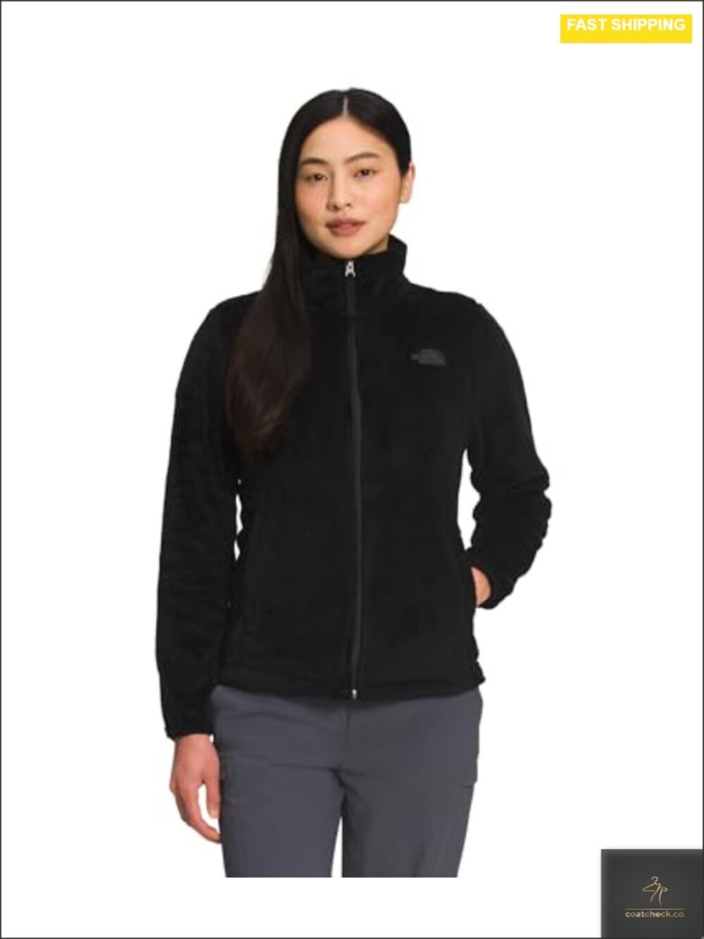 Women's Full Zip Fleece Jacket - Soft Lightweight Recycled Polyester